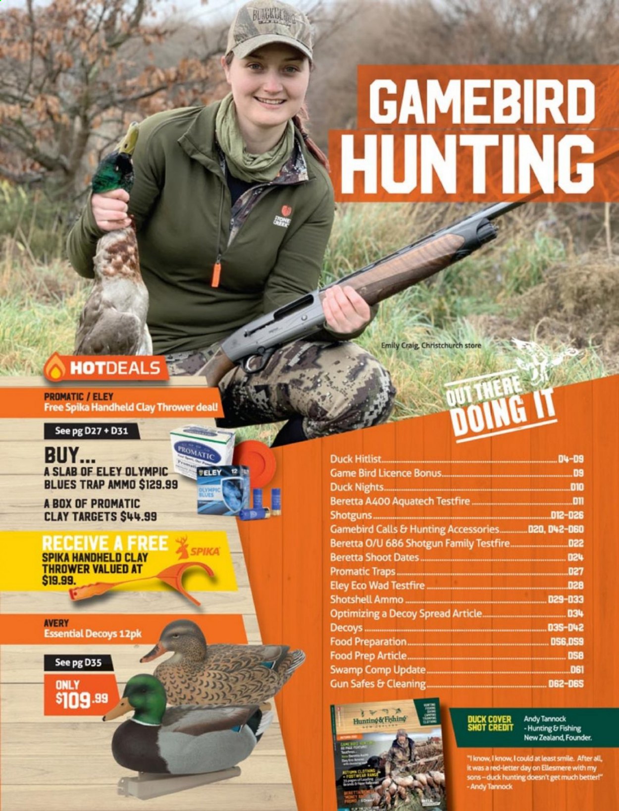 Hunting & Fishing mailer . Page 120.