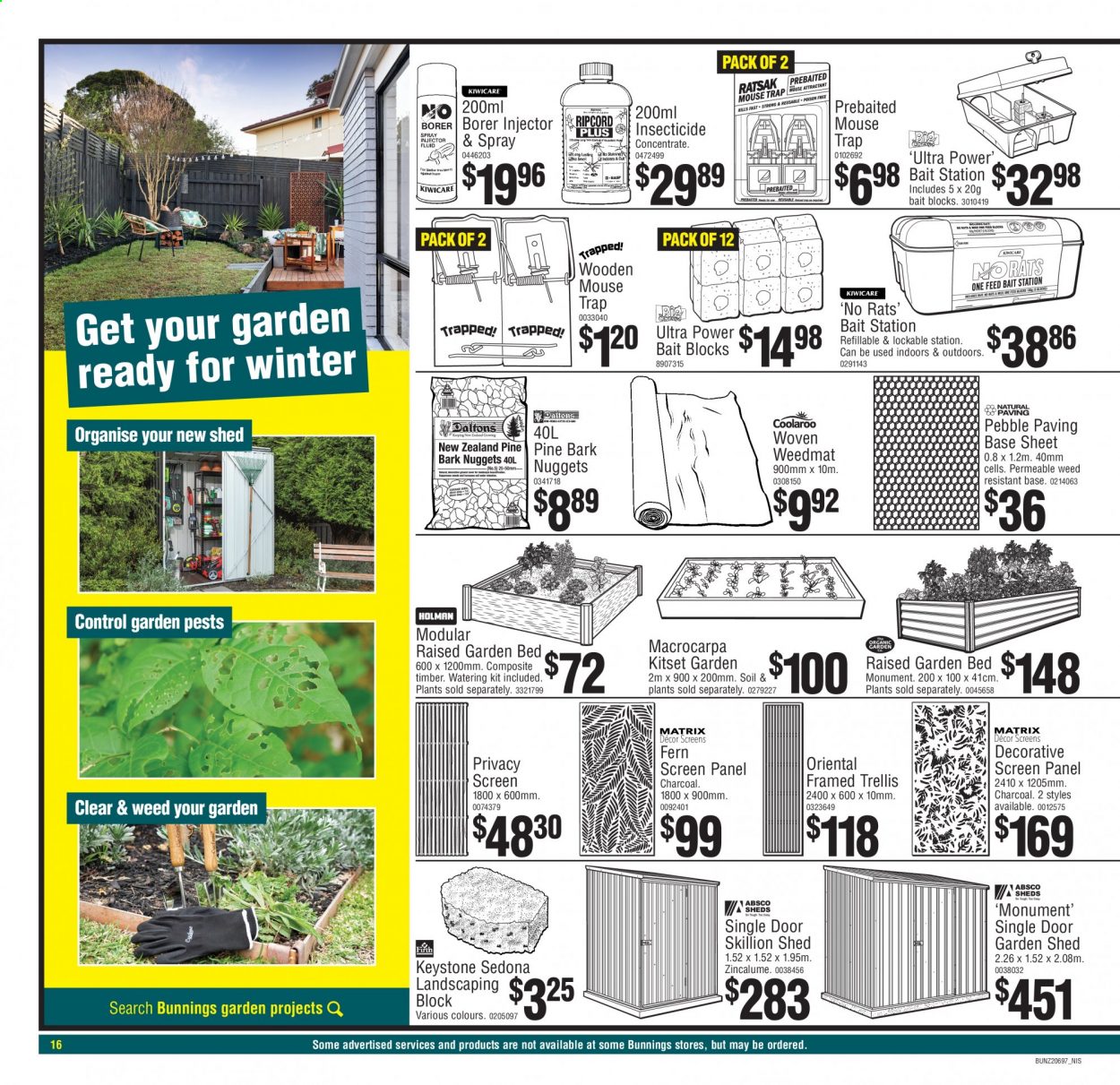 Bunnings Warehouse mailer  - 14.05.2021 - 06.06.2021. Page 16.