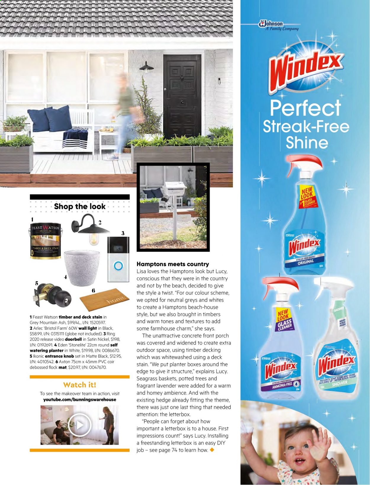 Bunnings Warehouse mailer . Page 43.