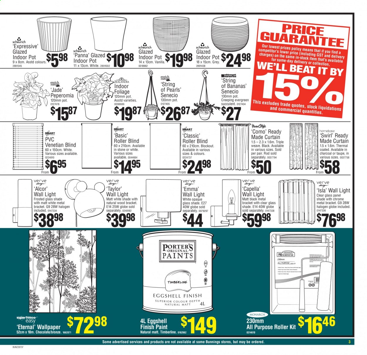 Bunnings Warehouse mailer  - 01.07.2021 - 31.07.2021. Page 3.