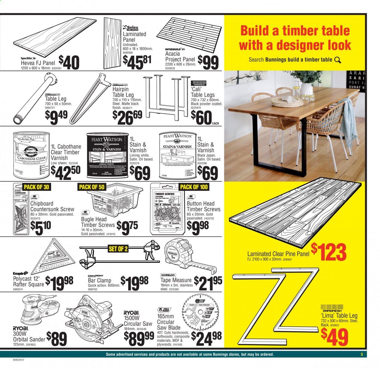 Bunnings Warehouse mailer  - 01.07.2021 - 31.07.2021. Page 5.