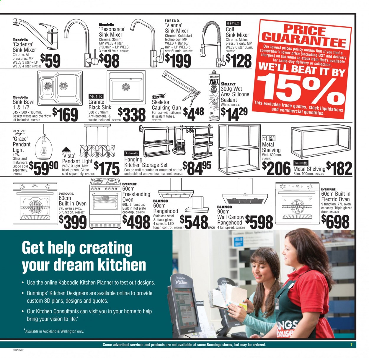 Bunnings Warehouse mailer  - 01.07.2021 - 31.07.2021. Page 7.