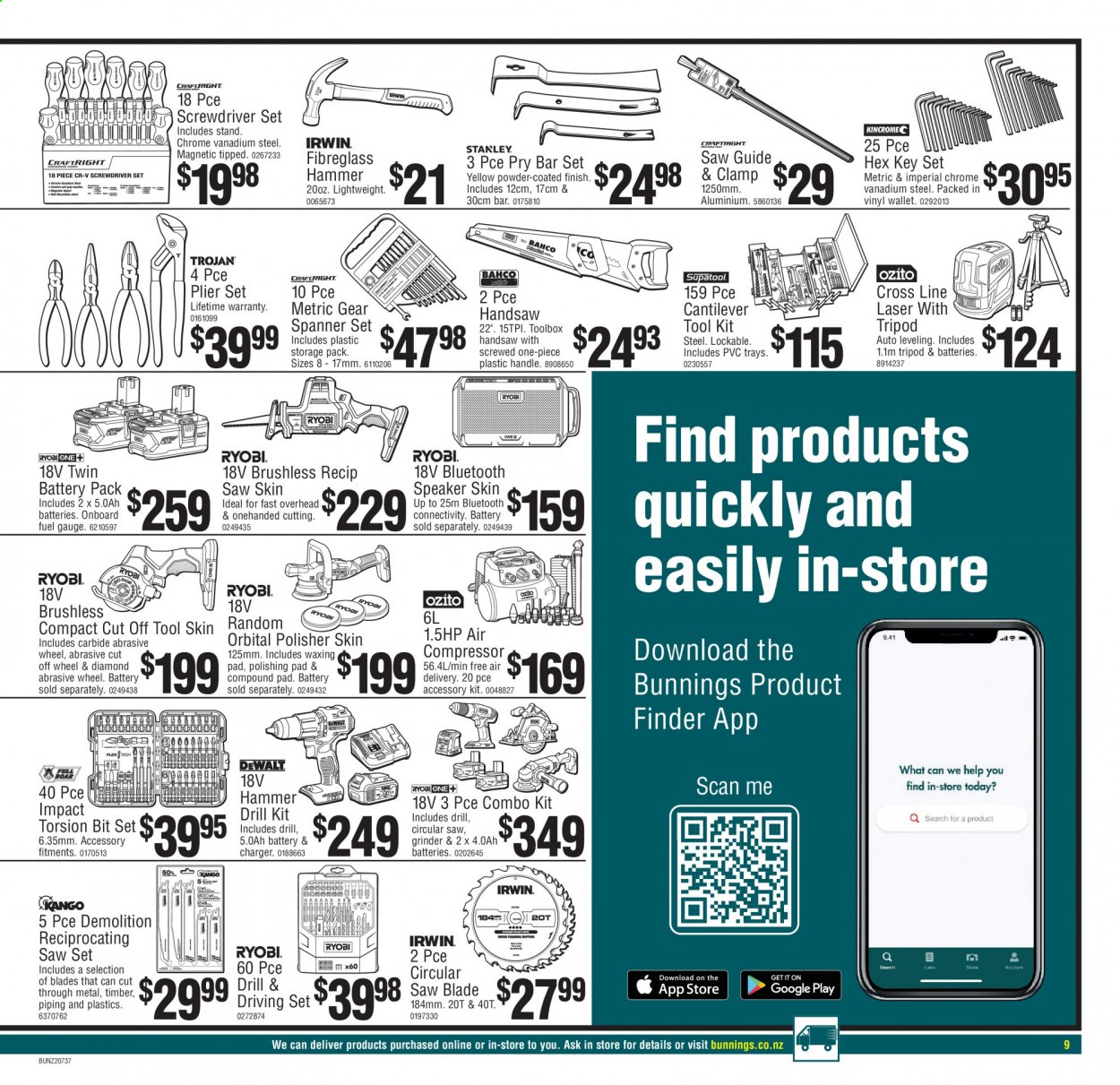 Bunnings Warehouse mailer  - 01.07.2021 - 31.07.2021. Page 9.