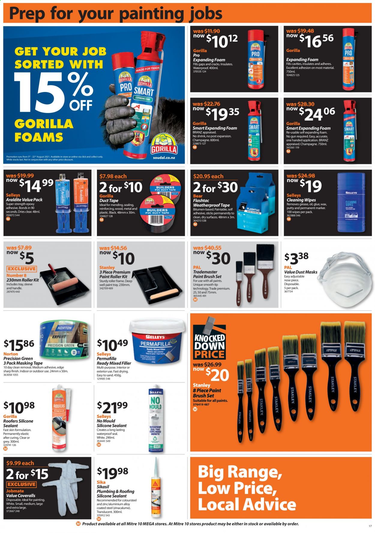 Mitre 10 mailer  - 05.08.2021 - 22.08.2021. Page 17.