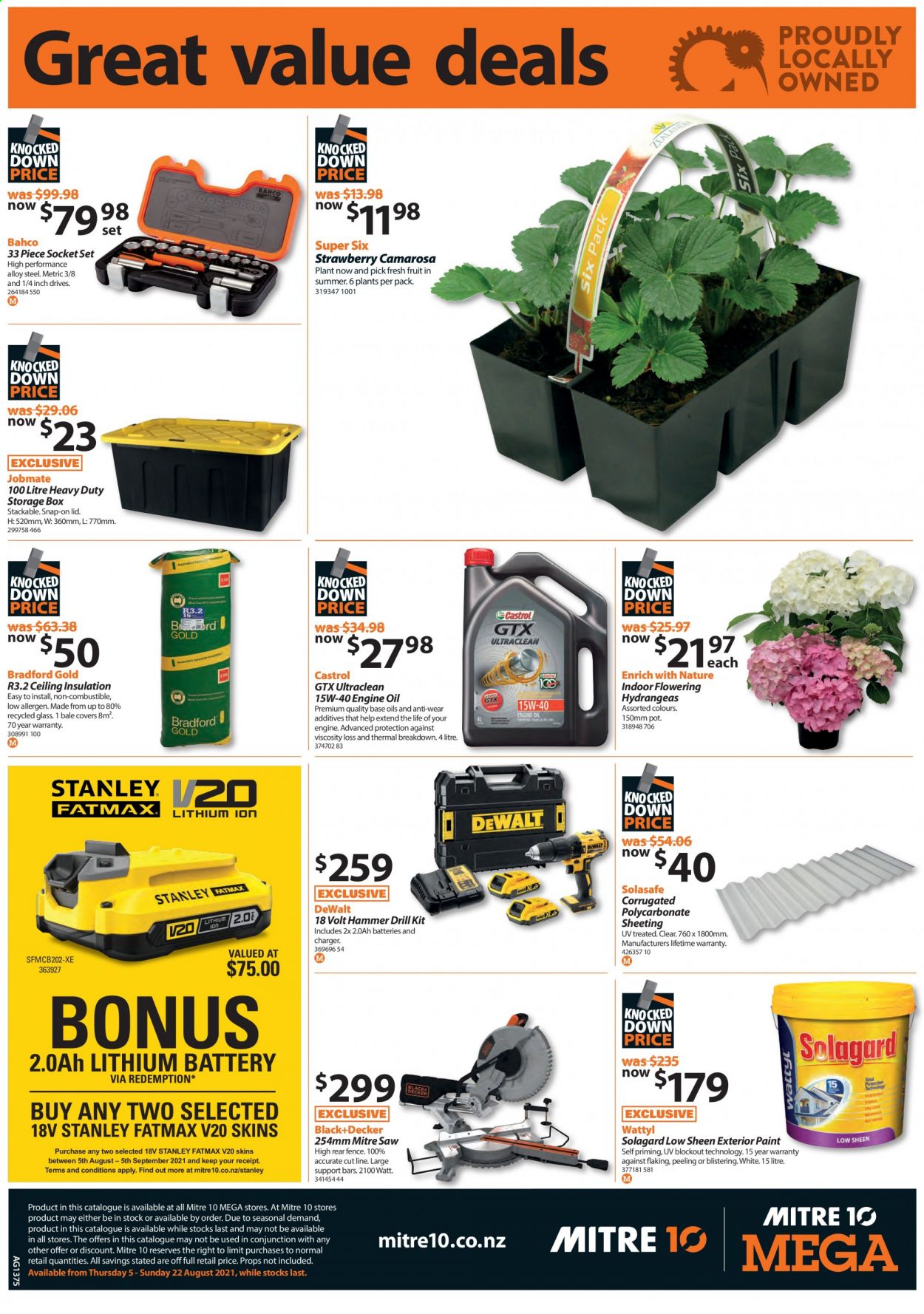 Mitre 10 mailer  - 05.08.2021 - 22.08.2021. Page 28.