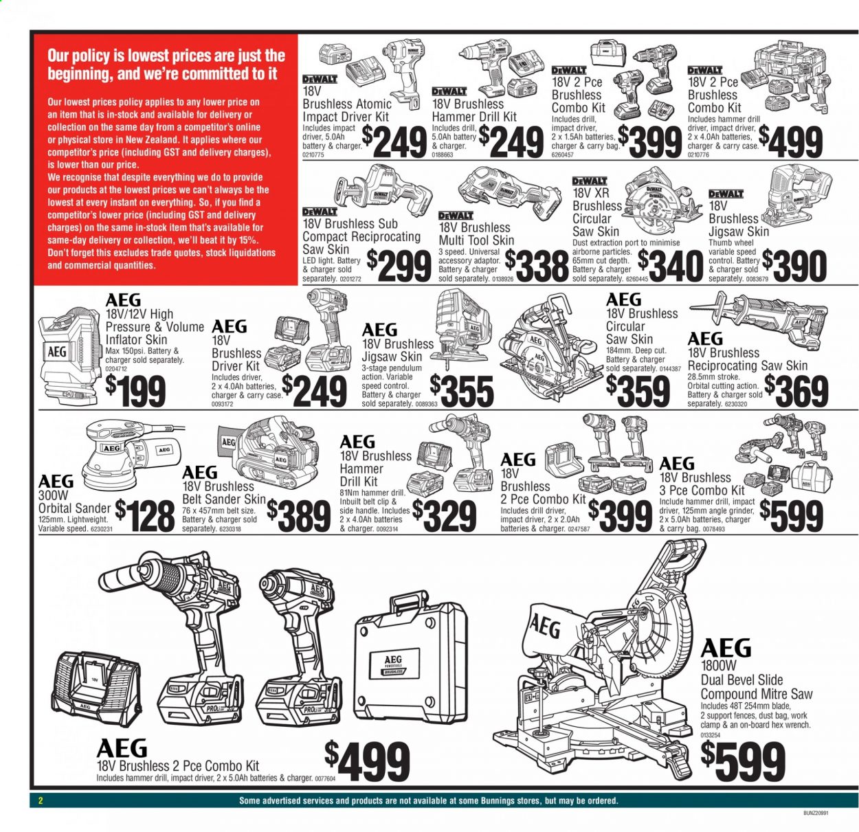 Bunnings Warehouse mailer  - 24.08.2021 - 05.09.2021. Page 2.