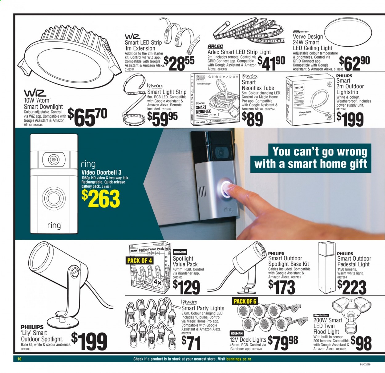 Bunnings Warehouse mailer  - 24.08.2021 - 05.09.2021. Page 10.