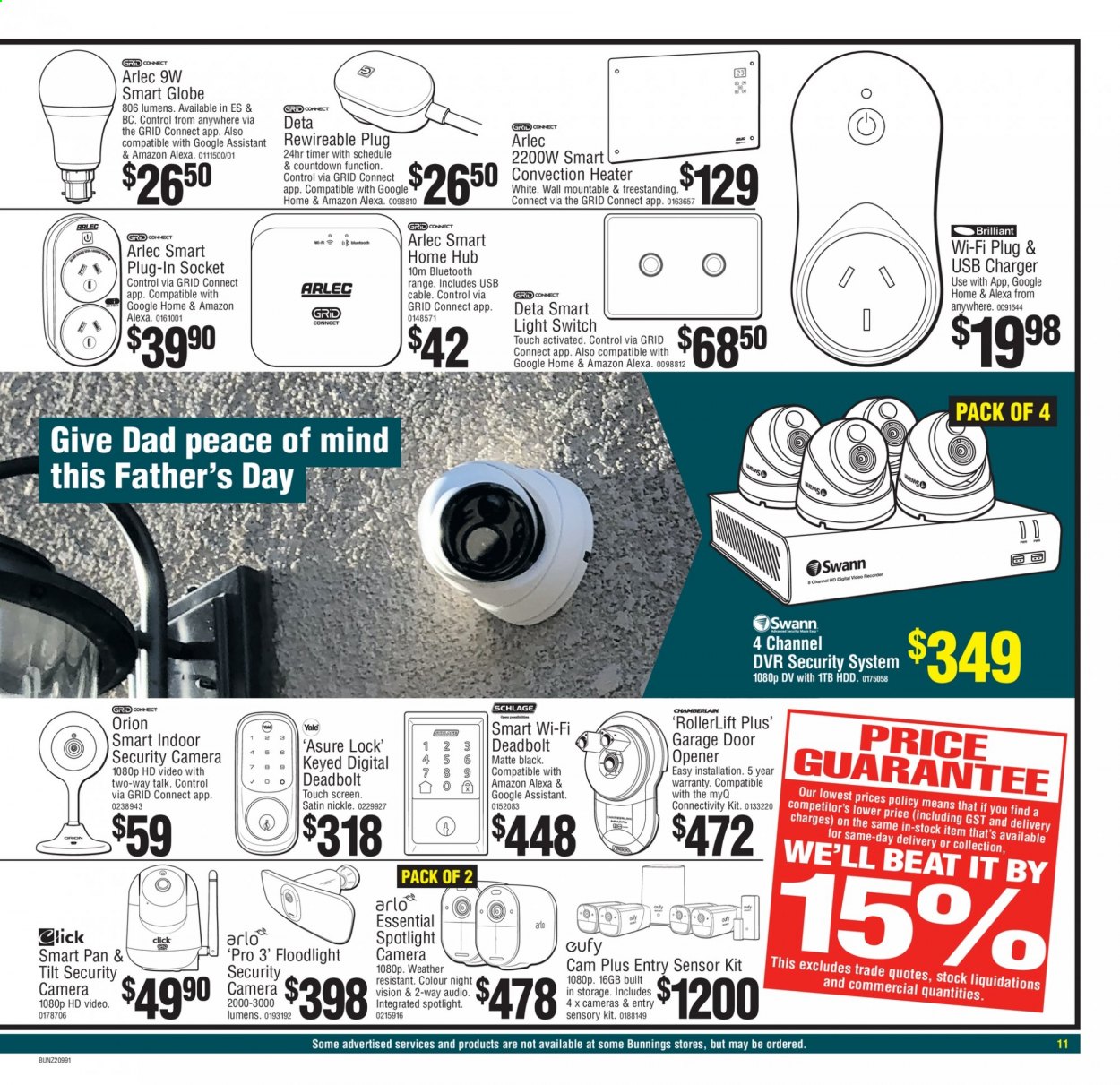 Bunnings Warehouse mailer  - 24.08.2021 - 05.09.2021. Page 11.
