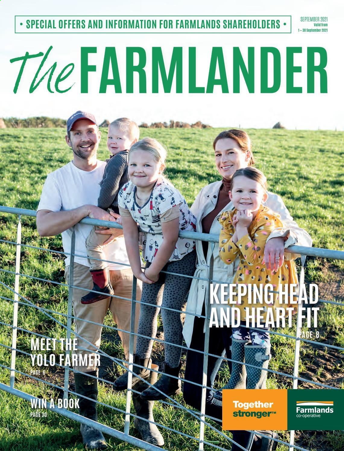 Farmlands mailer  - 01.09.2021 - 30.09.2021. Page 1.