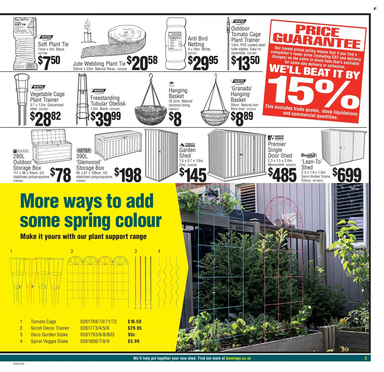 Bunnings Warehouse mailer . Page 3.