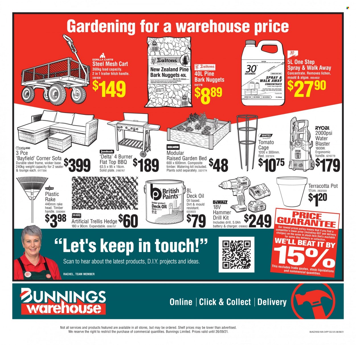 Bunnings Warehouse mailer . Page 20.