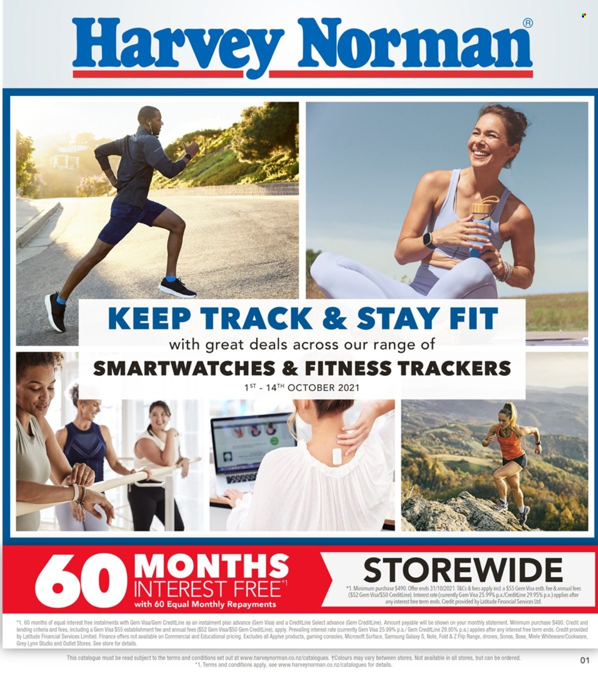 Harvey Norman mailer  - 01.10.2021 - 14.10.2021. Page 1.
