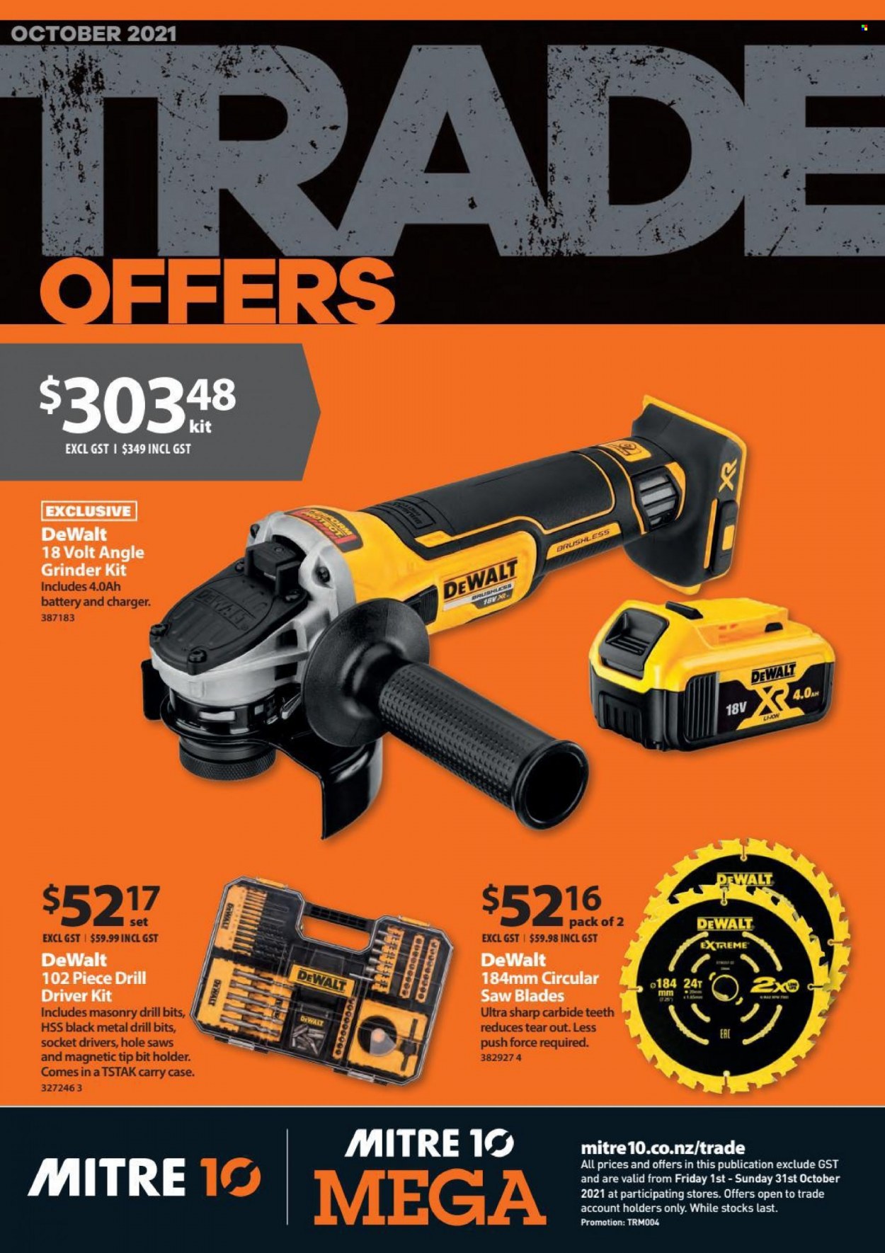 Mitre 10 mailer  - 01.10.2021 - 31.10.2021. Page 1.