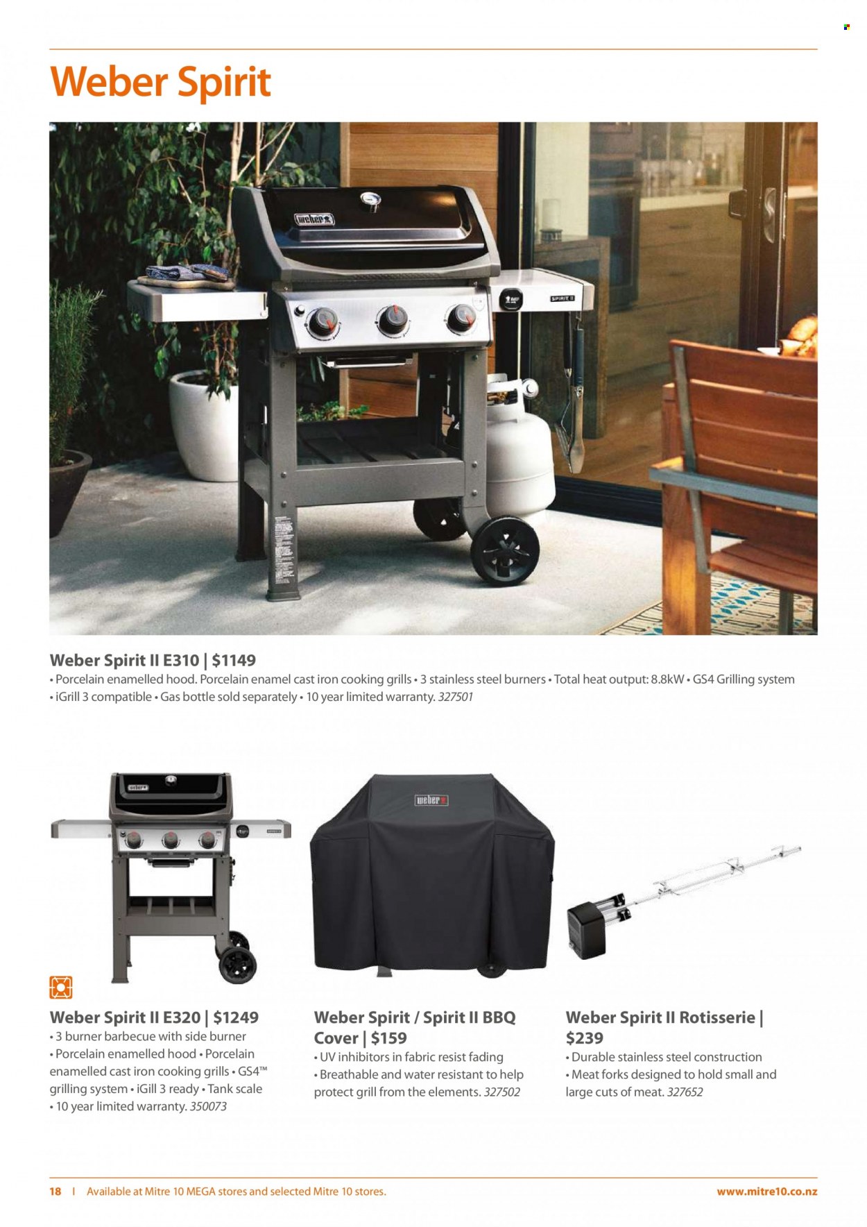 Mitre 10 mailer . Page 18.
