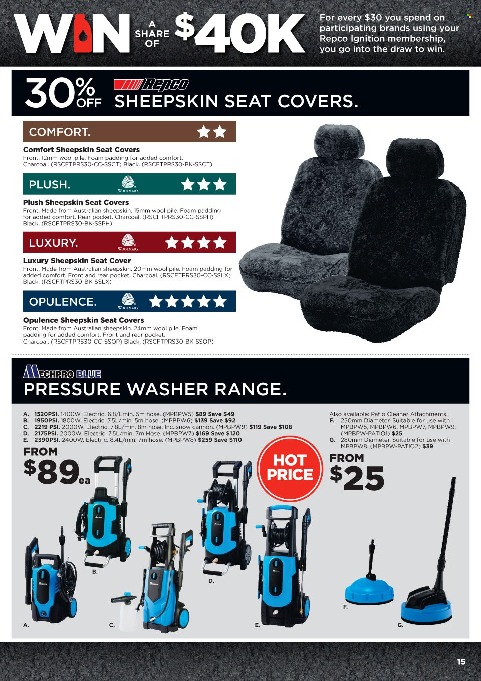 Repco mailer  - 17.11.2021 - 30.11.2021. Page 15.