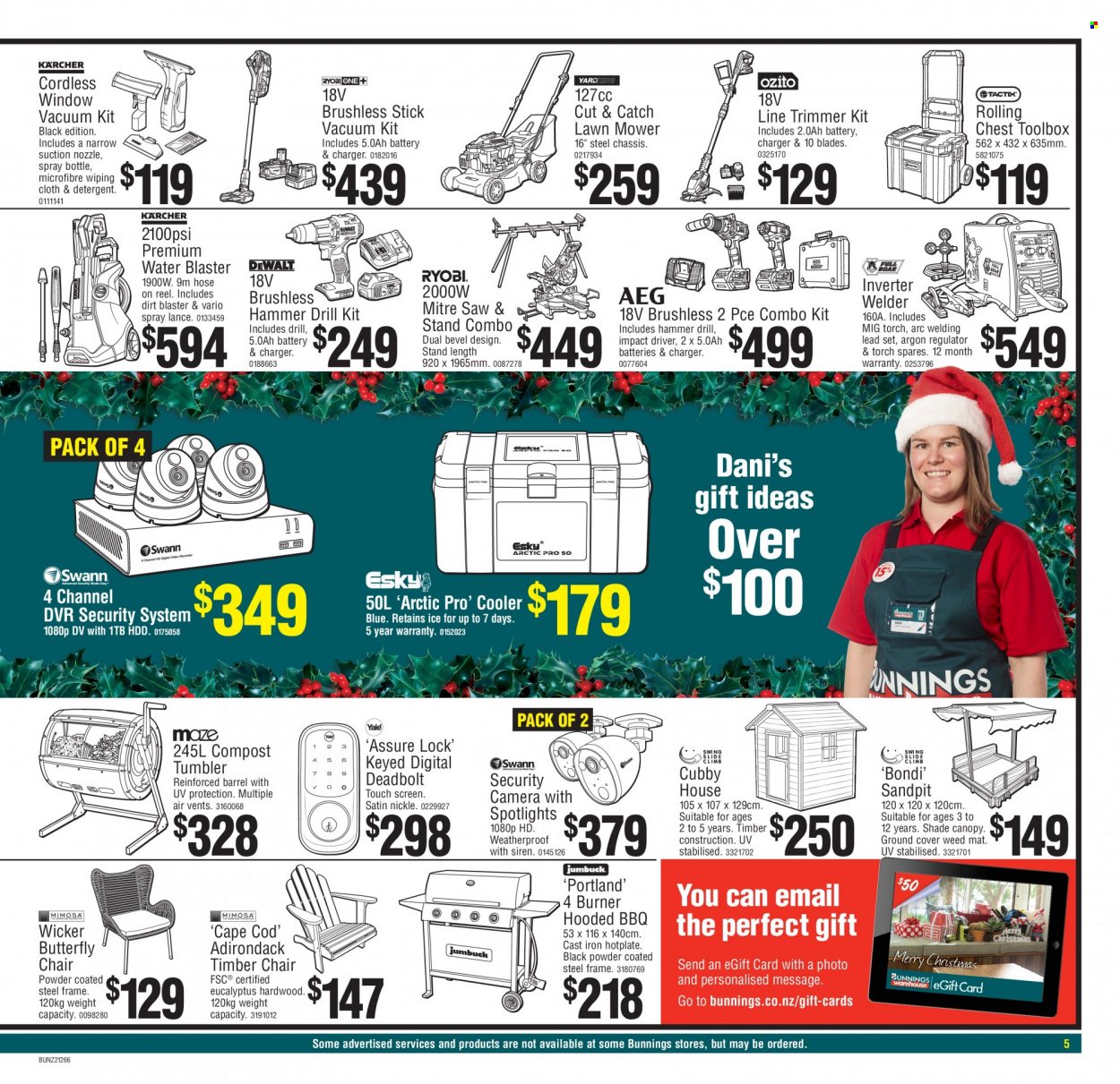 Bunnings Warehouse mailer  - 29.12.2021 - 29.12.2021. Page 5.