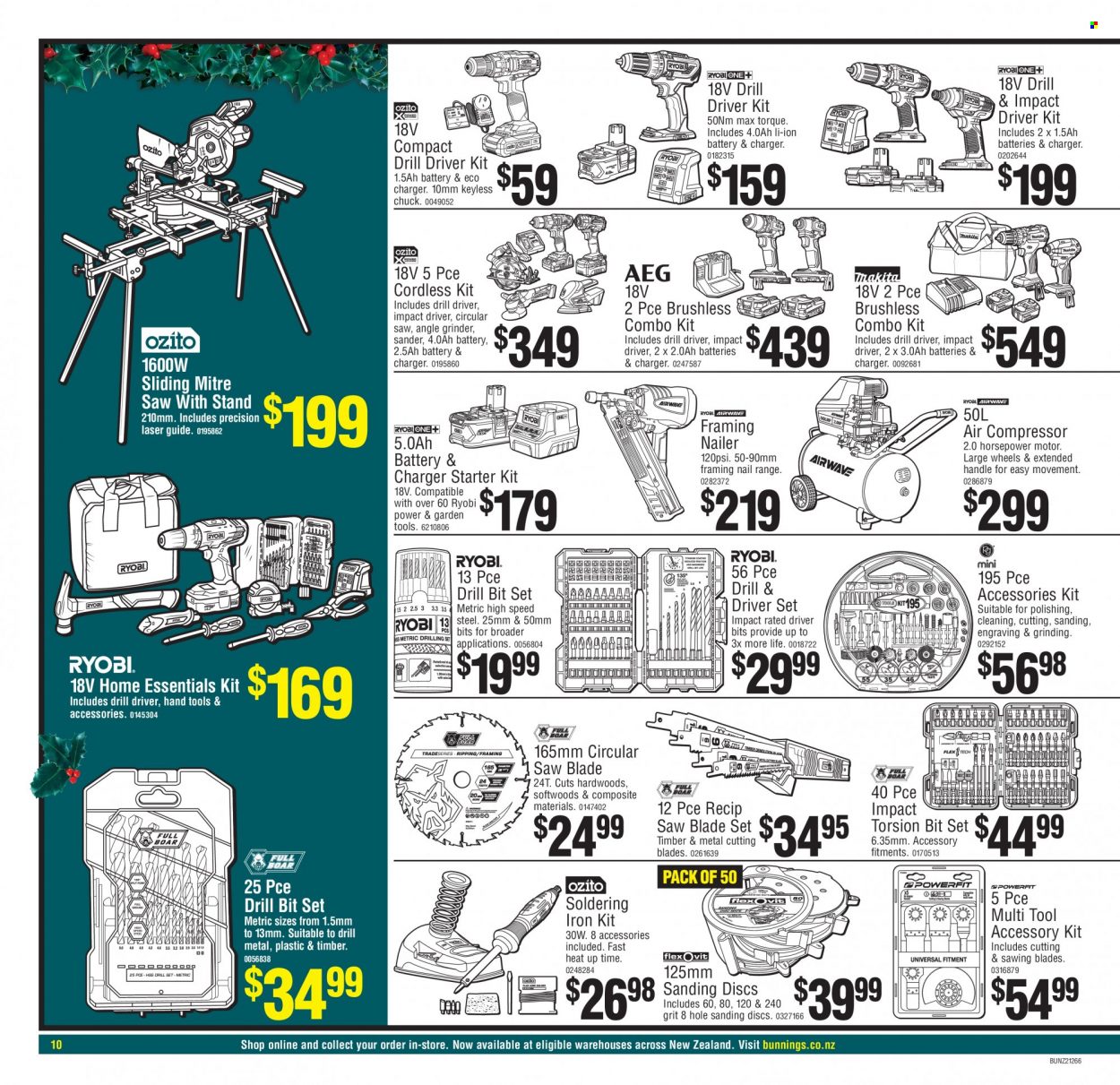 Bunnings Warehouse mailer  - 29.12.2021 - 29.12.2021. Page 10.