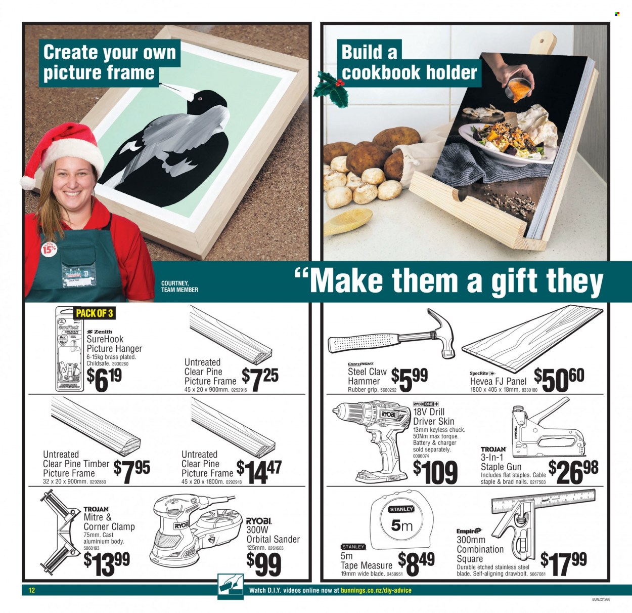 Bunnings Warehouse mailer  - 29.12.2021 - 29.12.2021. Page 12.