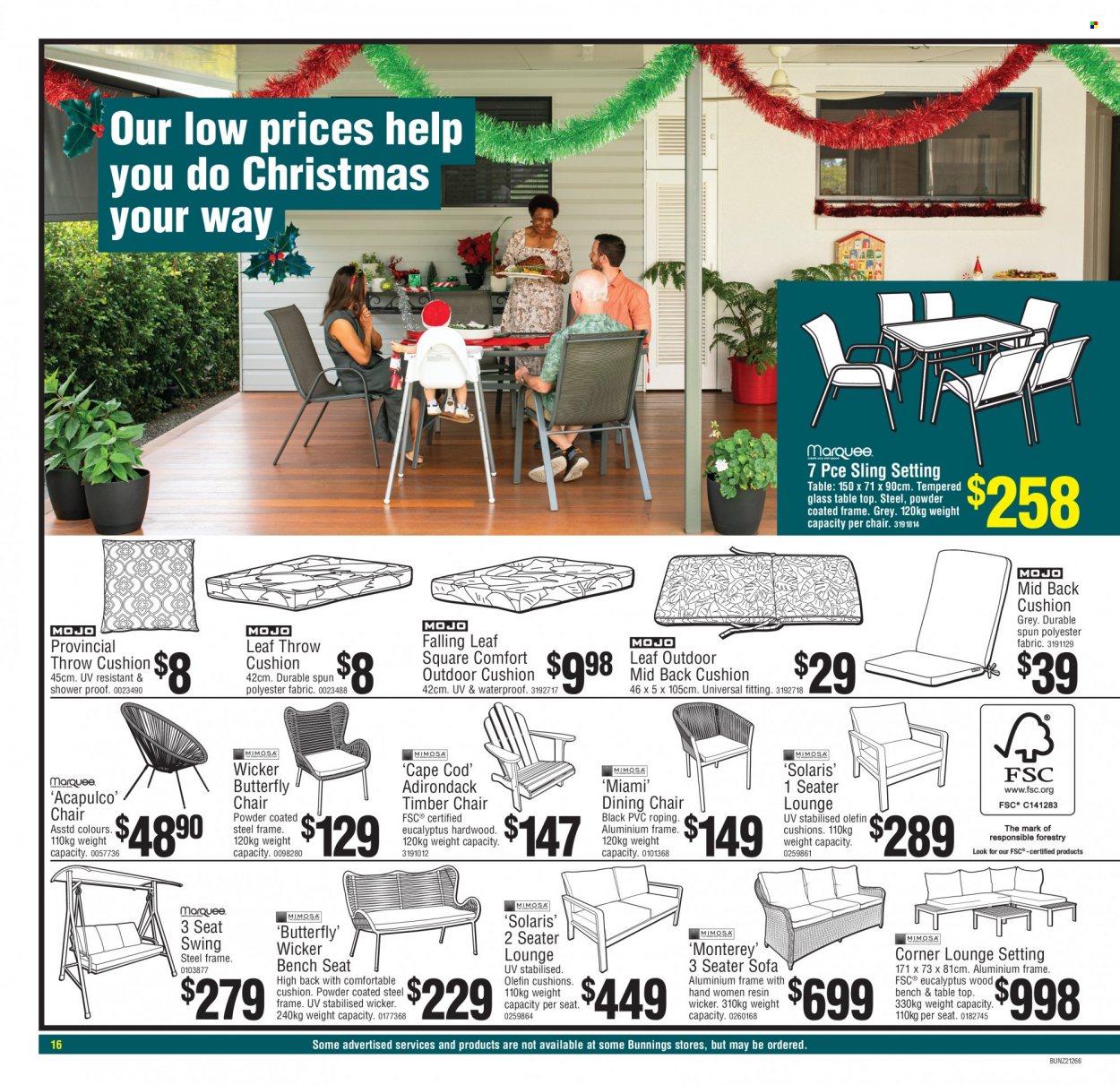Bunnings Warehouse mailer  - 29.12.2021 - 29.12.2021. Page 16.