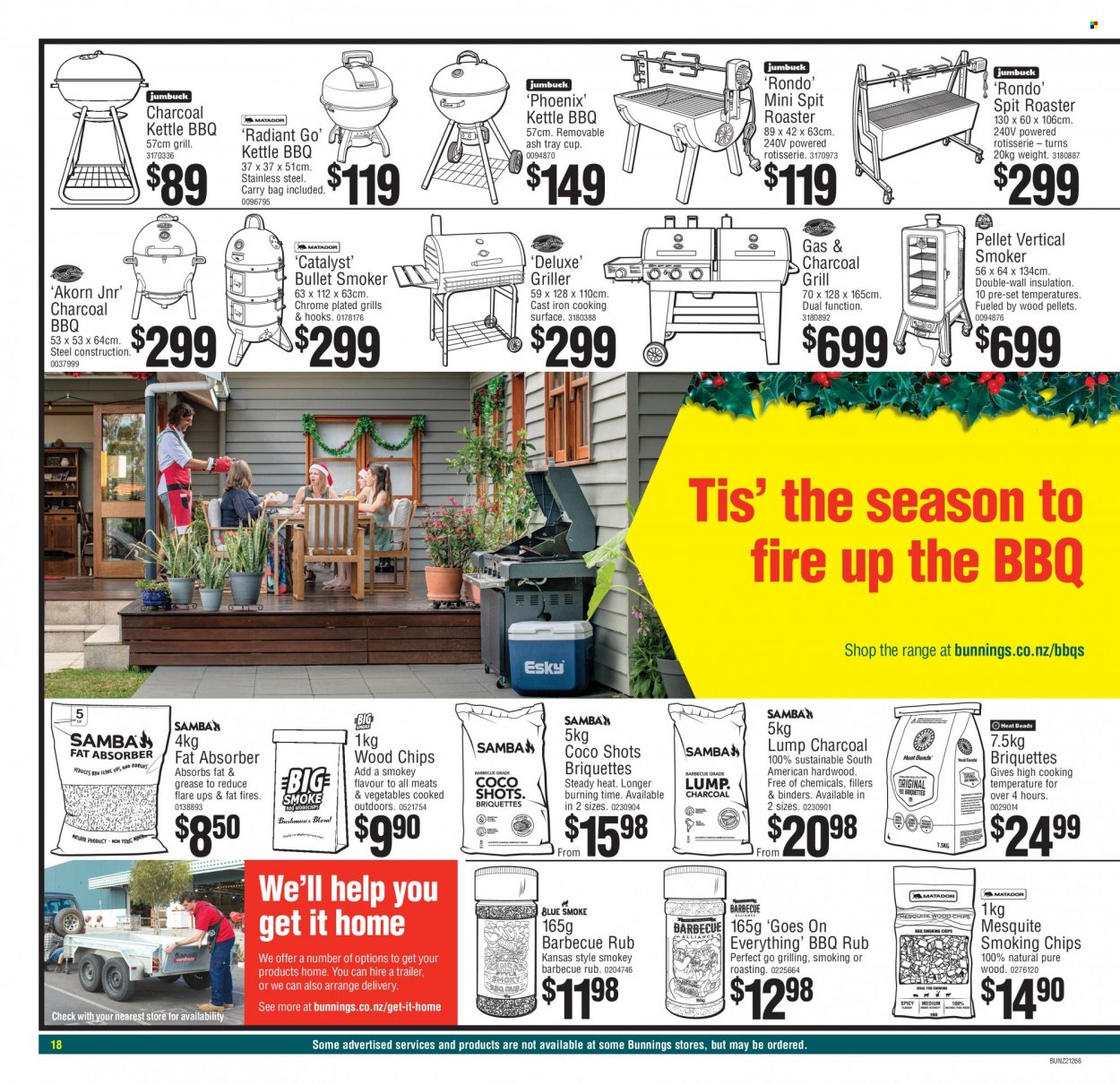 Bunnings Warehouse mailer  - 29.12.2021 - 29.12.2021. Page 18.