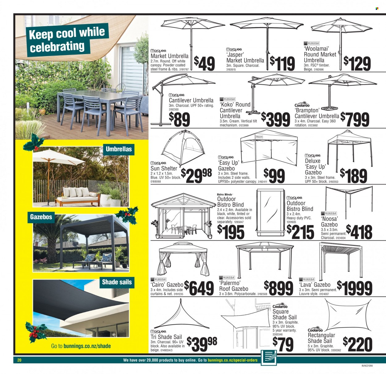 Bunnings Warehouse mailer  - 29.12.2021 - 29.12.2021. Page 20.