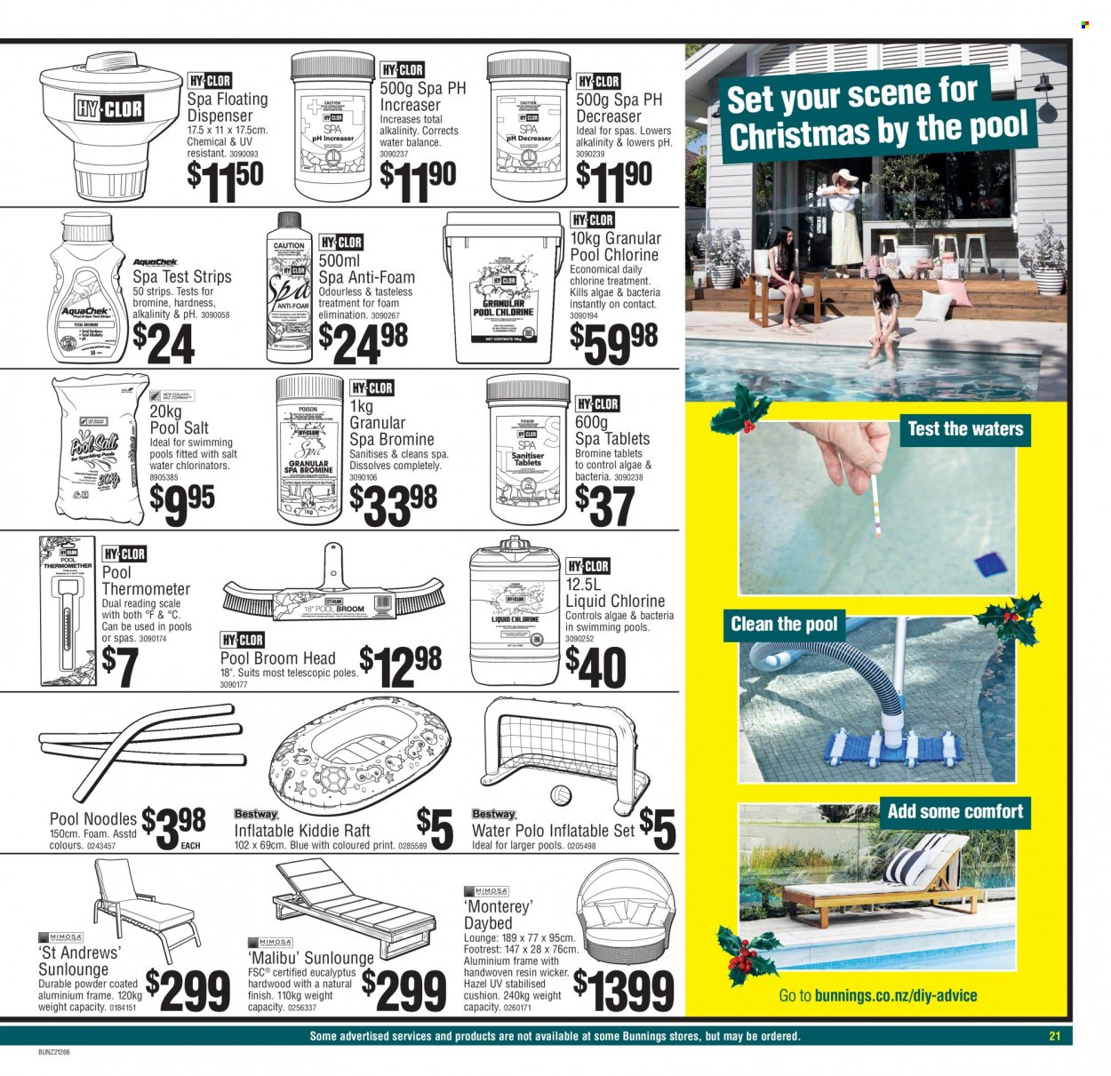 Bunnings Warehouse mailer  - 29.12.2021 - 29.12.2021. Page 21.