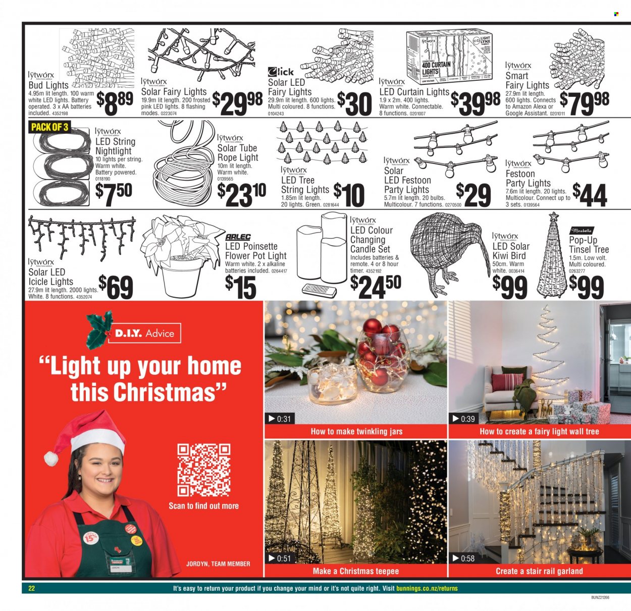 Bunnings Warehouse mailer  - 29.12.2021 - 29.12.2021. Page 22.