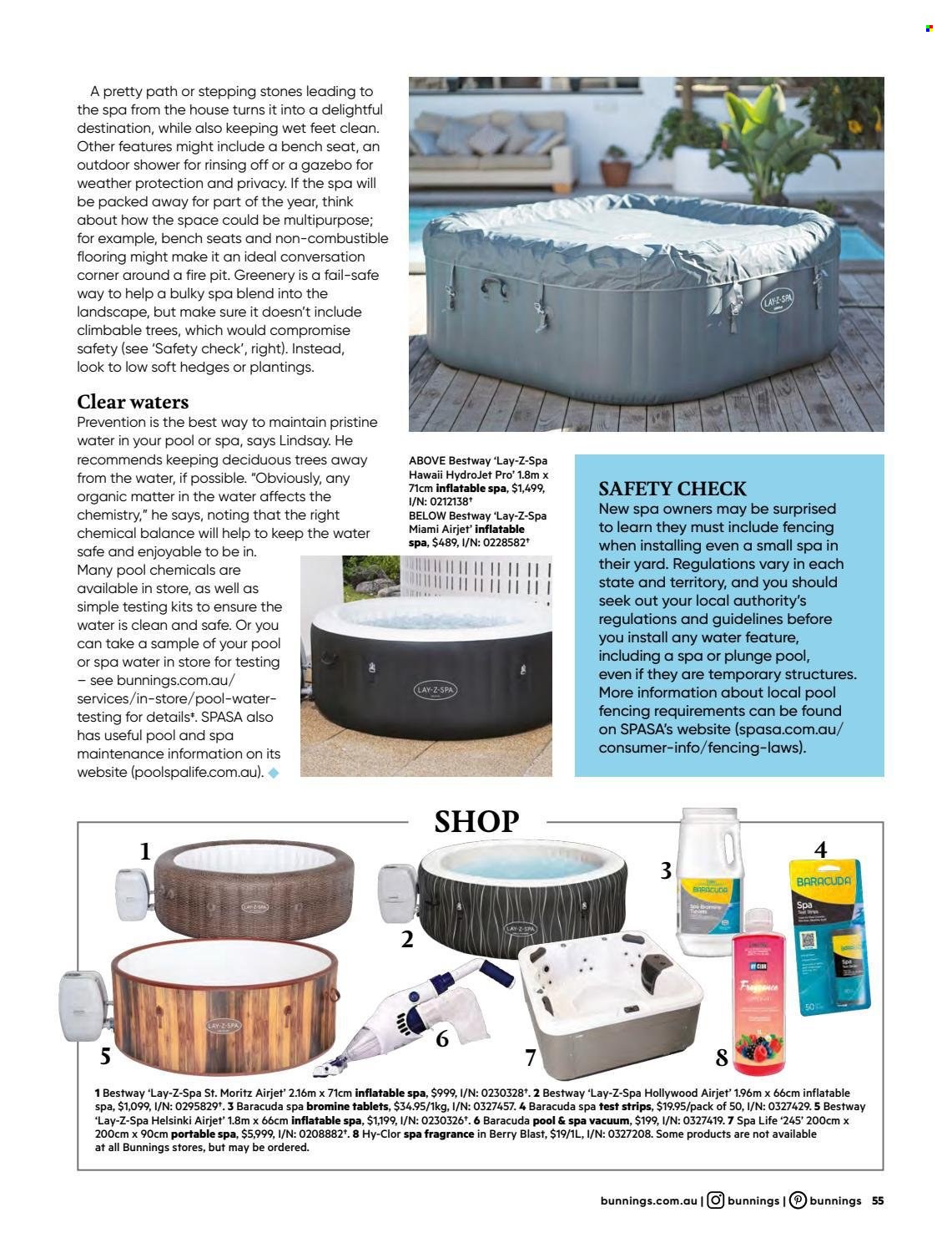 Bunnings Warehouse mailer  - 01.01.2022 - 31.01.2022. Page 55.