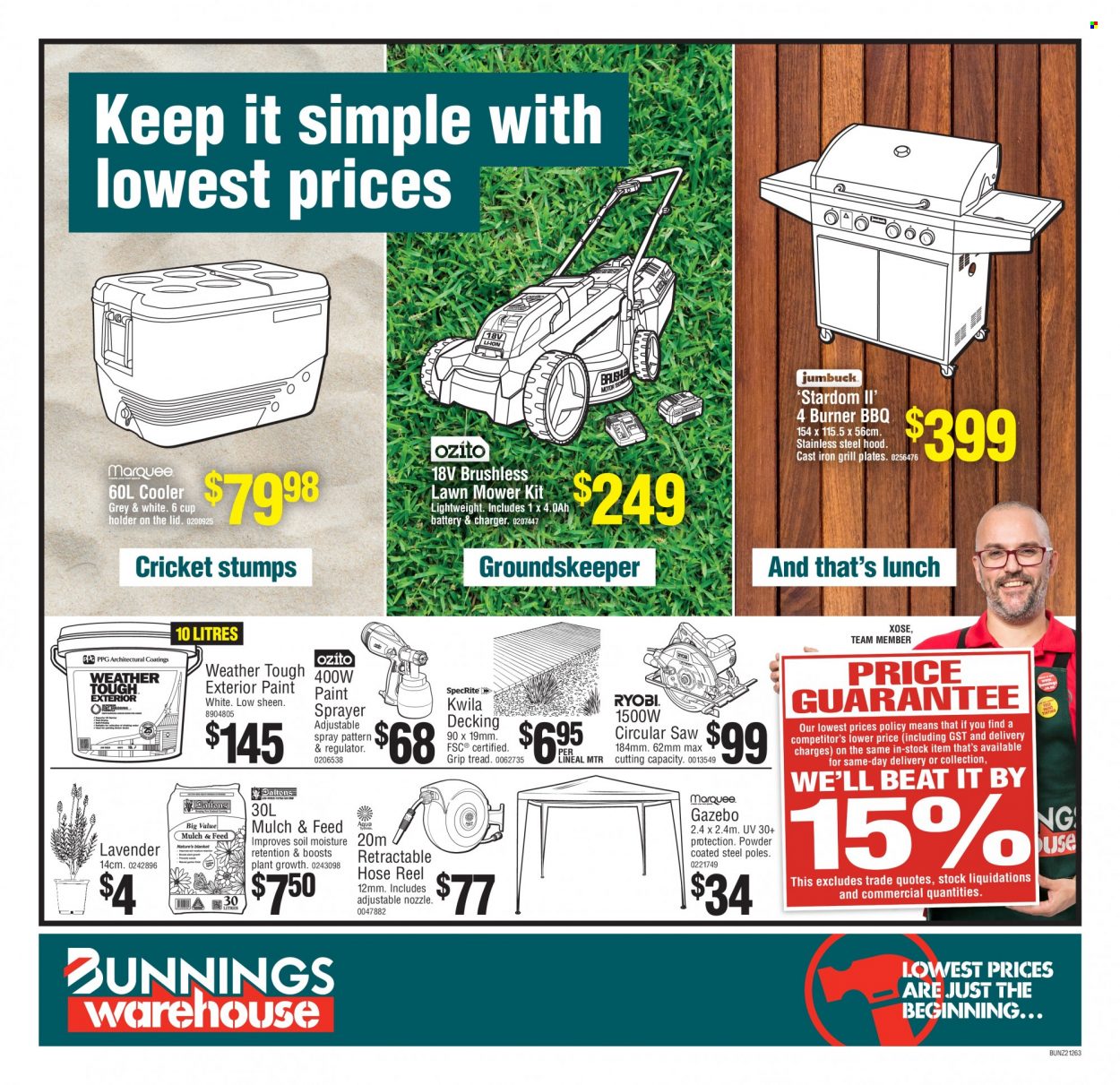 Bunnings Warehouse mailer  - 19.01.2022 - 30.01.2022. Page 1.