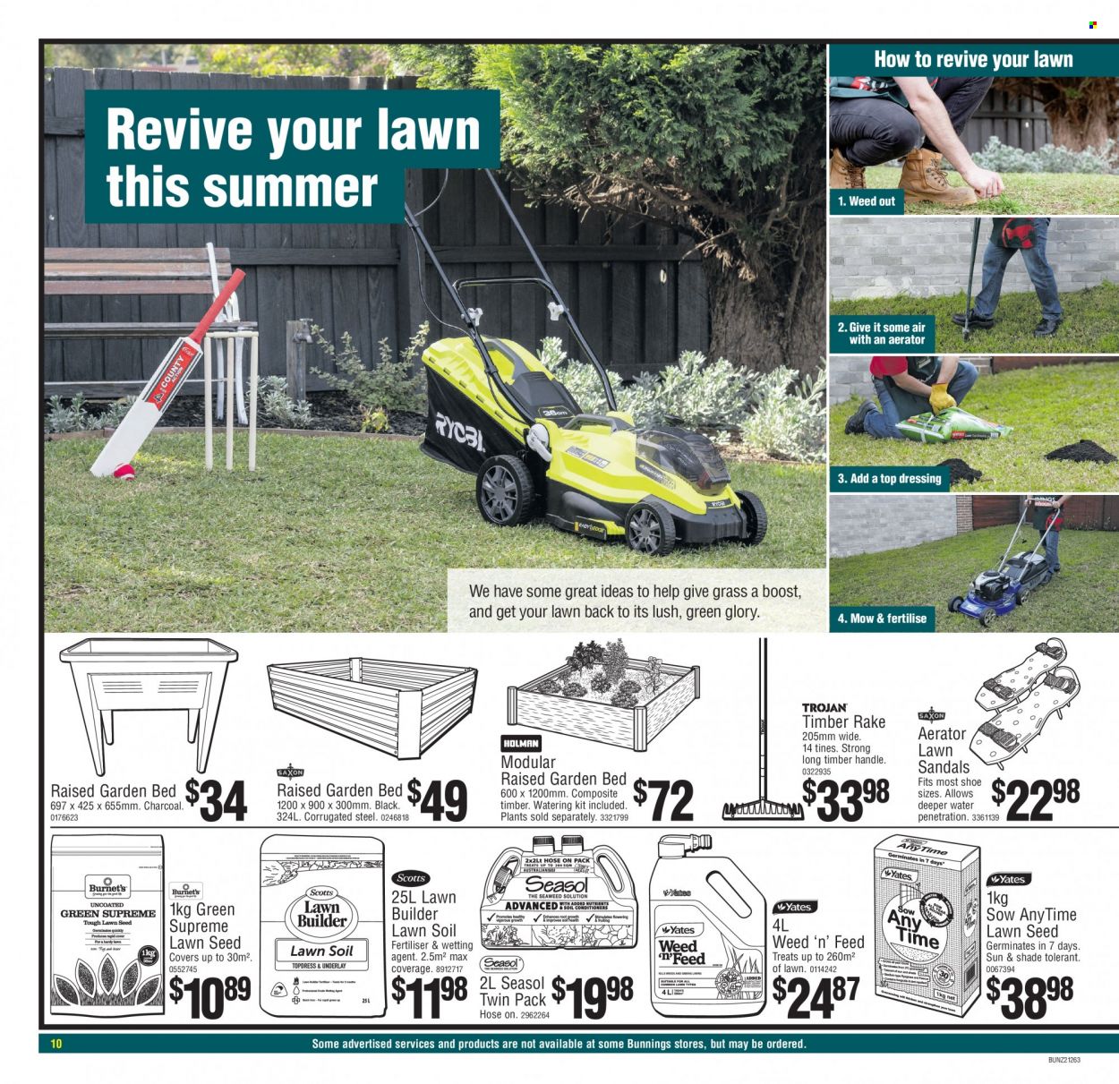 Bunnings Warehouse mailer  - 19.01.2022 - 30.01.2022. Page 10.