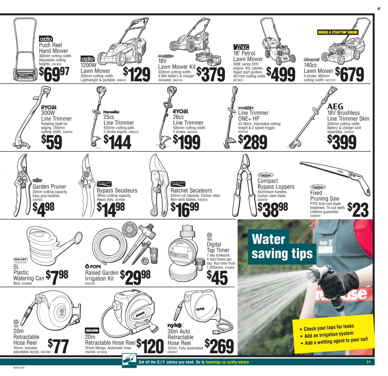 Bunnings Warehouse mailer  - 19.01.2022 - 30.01.2022. Page 11.
