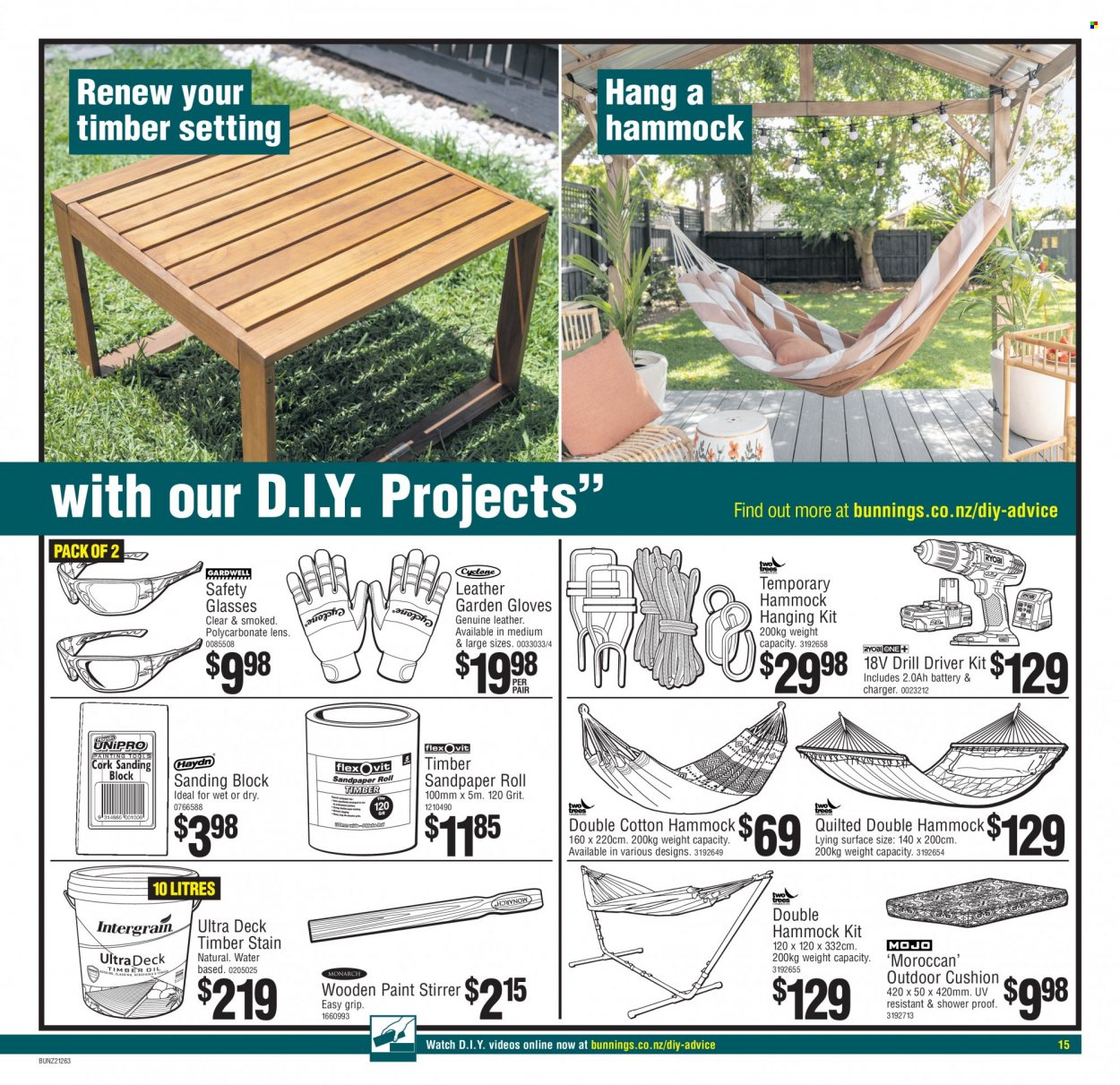 Bunnings Warehouse mailer  - 19.01.2022 - 30.01.2022. Page 15.
