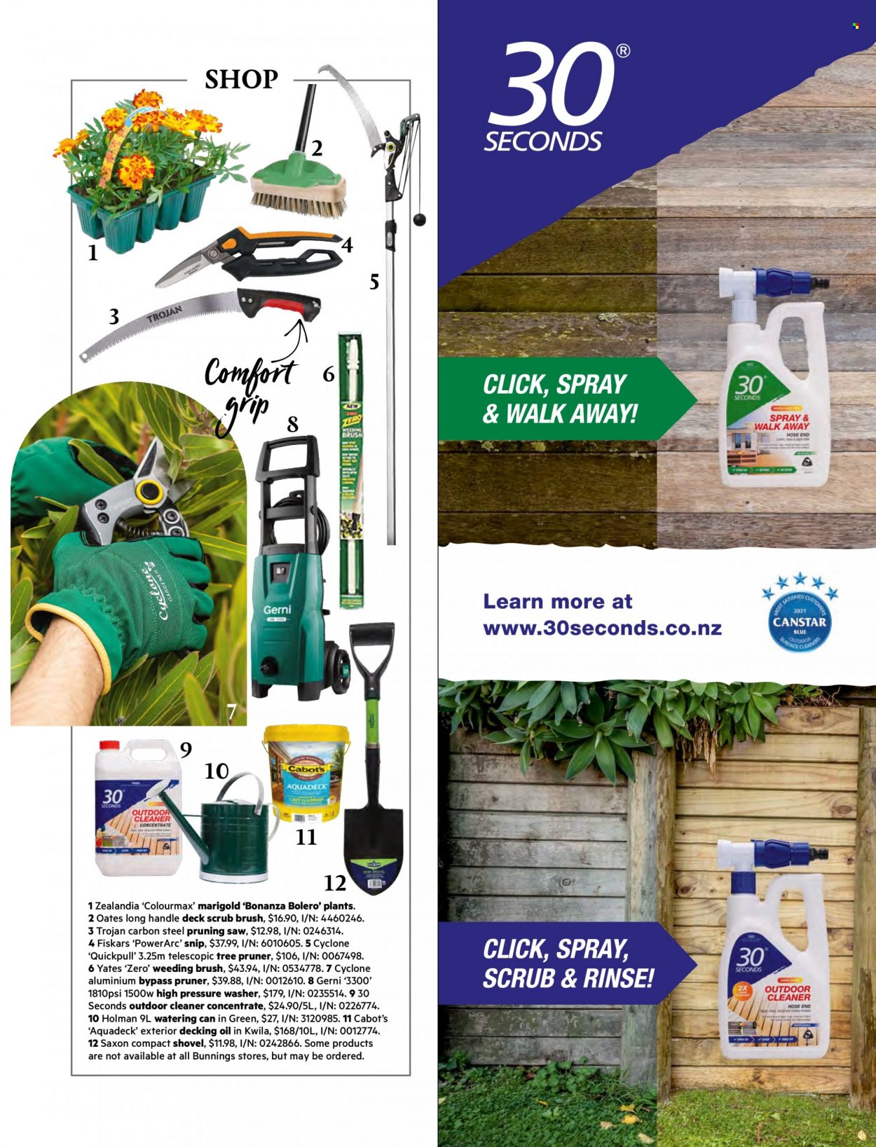 Bunnings Warehouse mailer . Page 65.