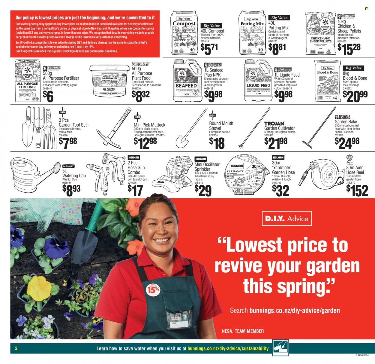 Bunnings Warehouse mailer . Page 2.