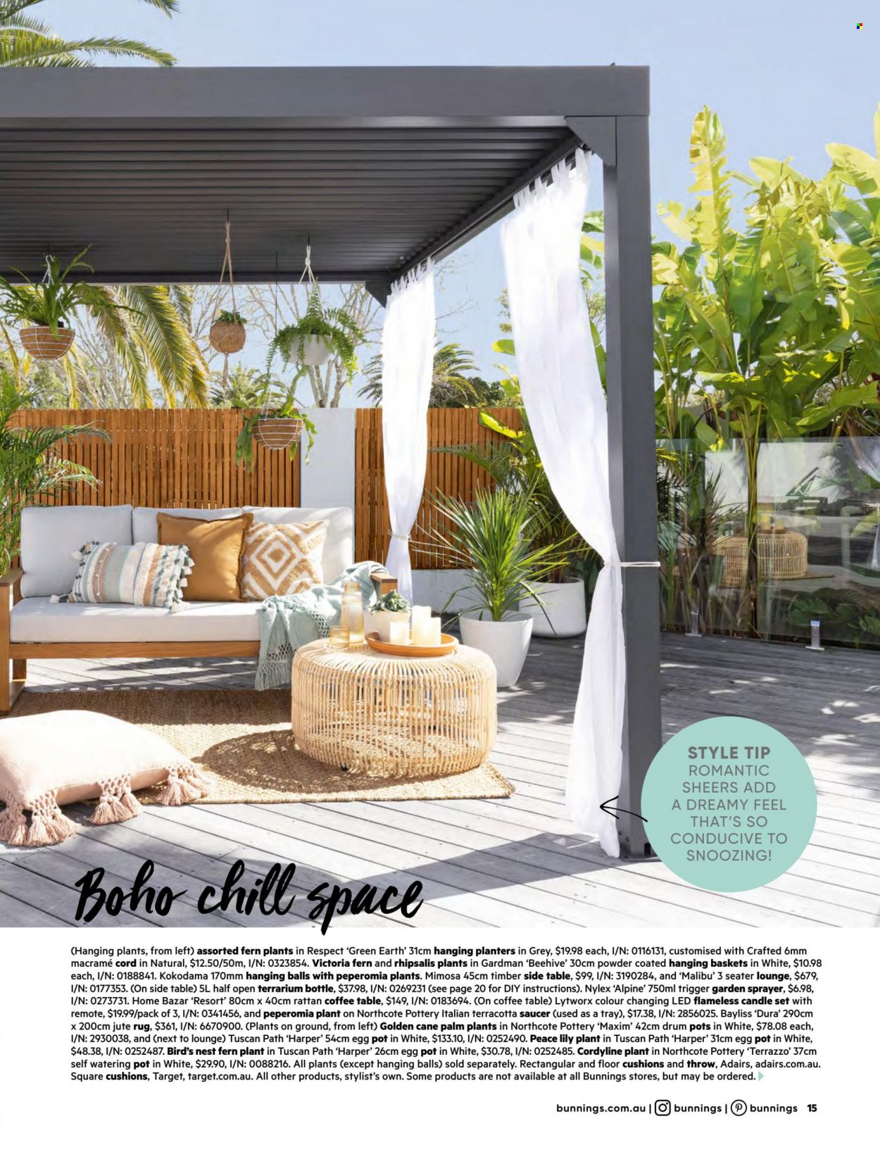 Bunnings Warehouse mailer  - 01.10.2022 - 31.10.2022. Page 15.