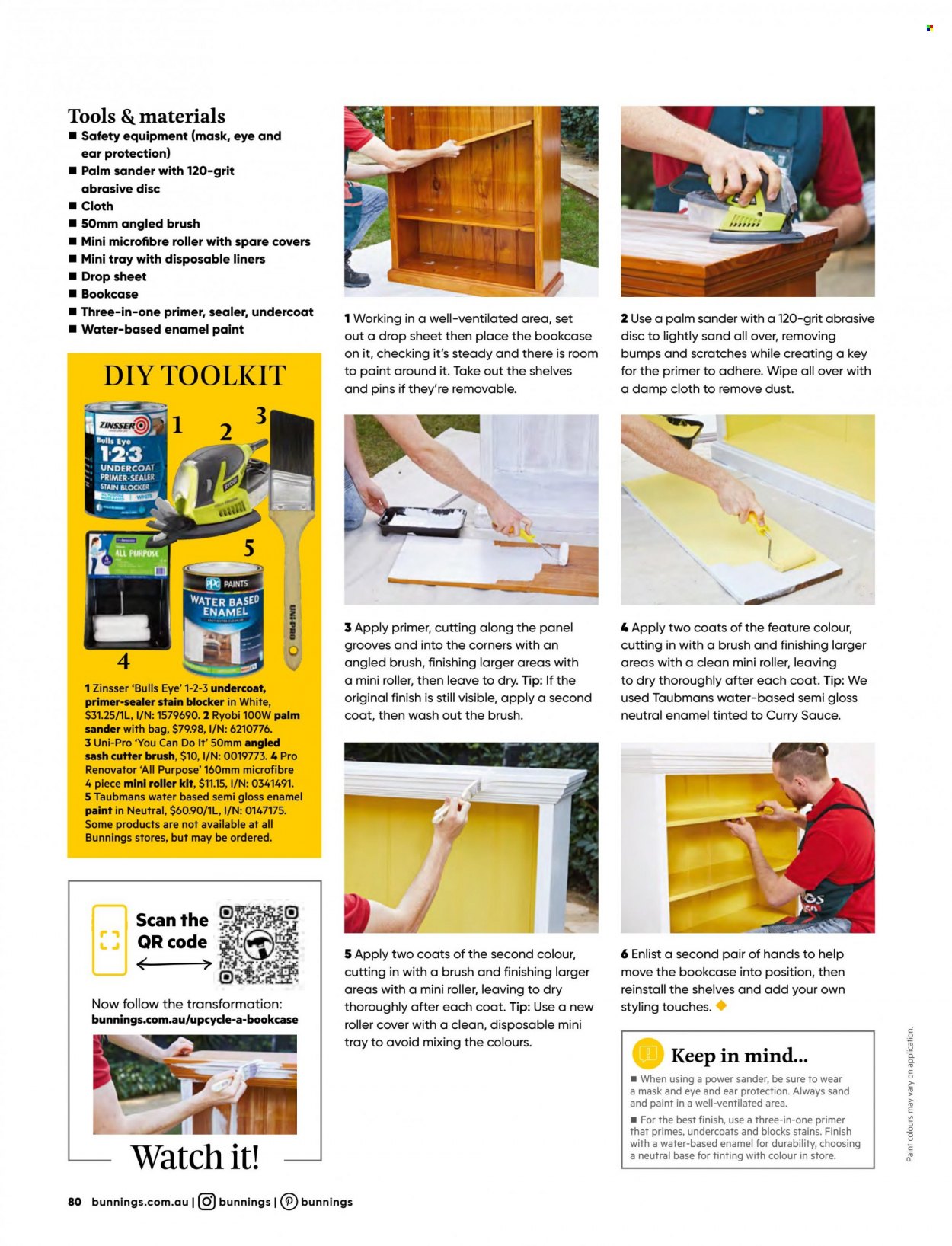 Bunnings Warehouse mailer  - 01.10.2022 - 31.10.2022. Page 80.