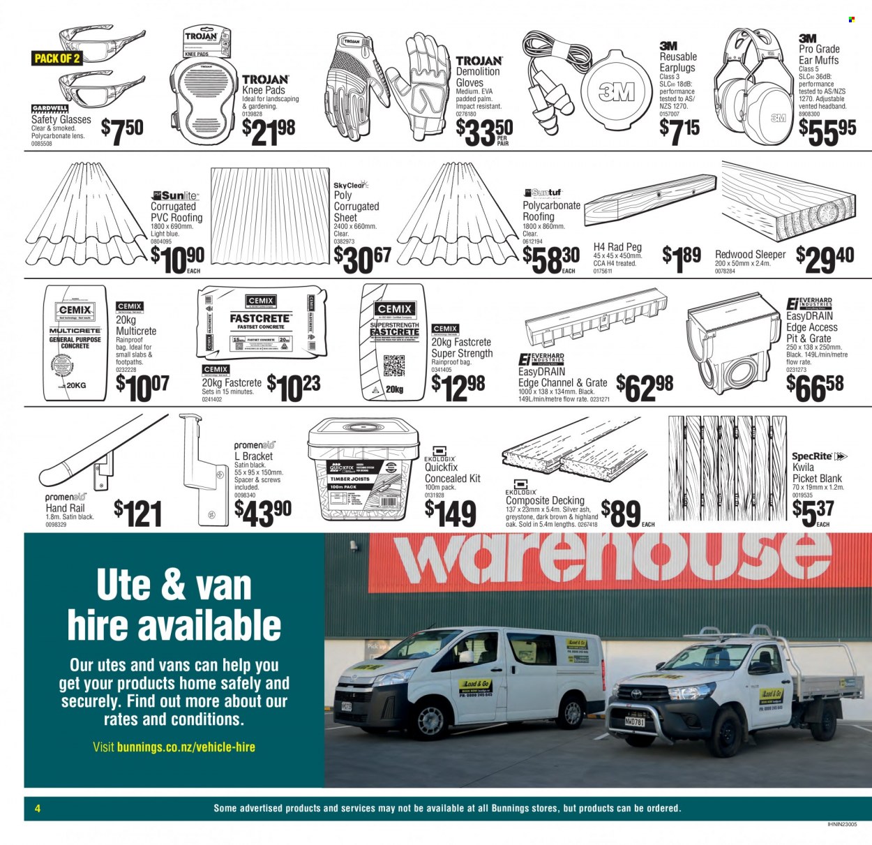 Bunnings Warehouse mailer . Page 4.