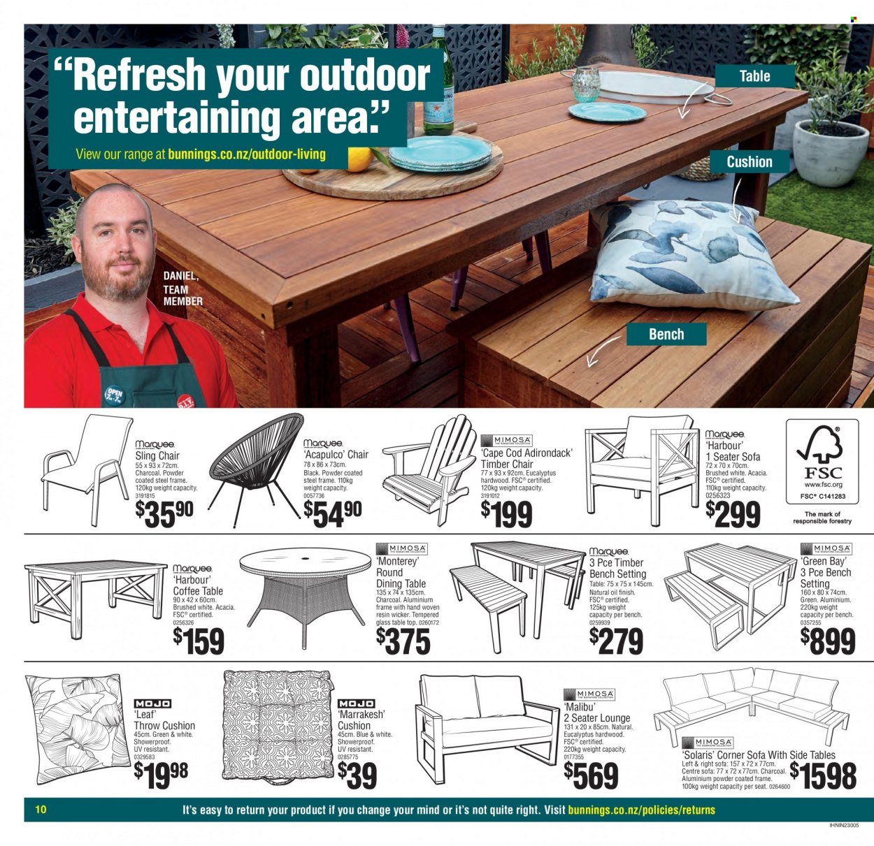 Bunnings Warehouse mailer . Page 10.