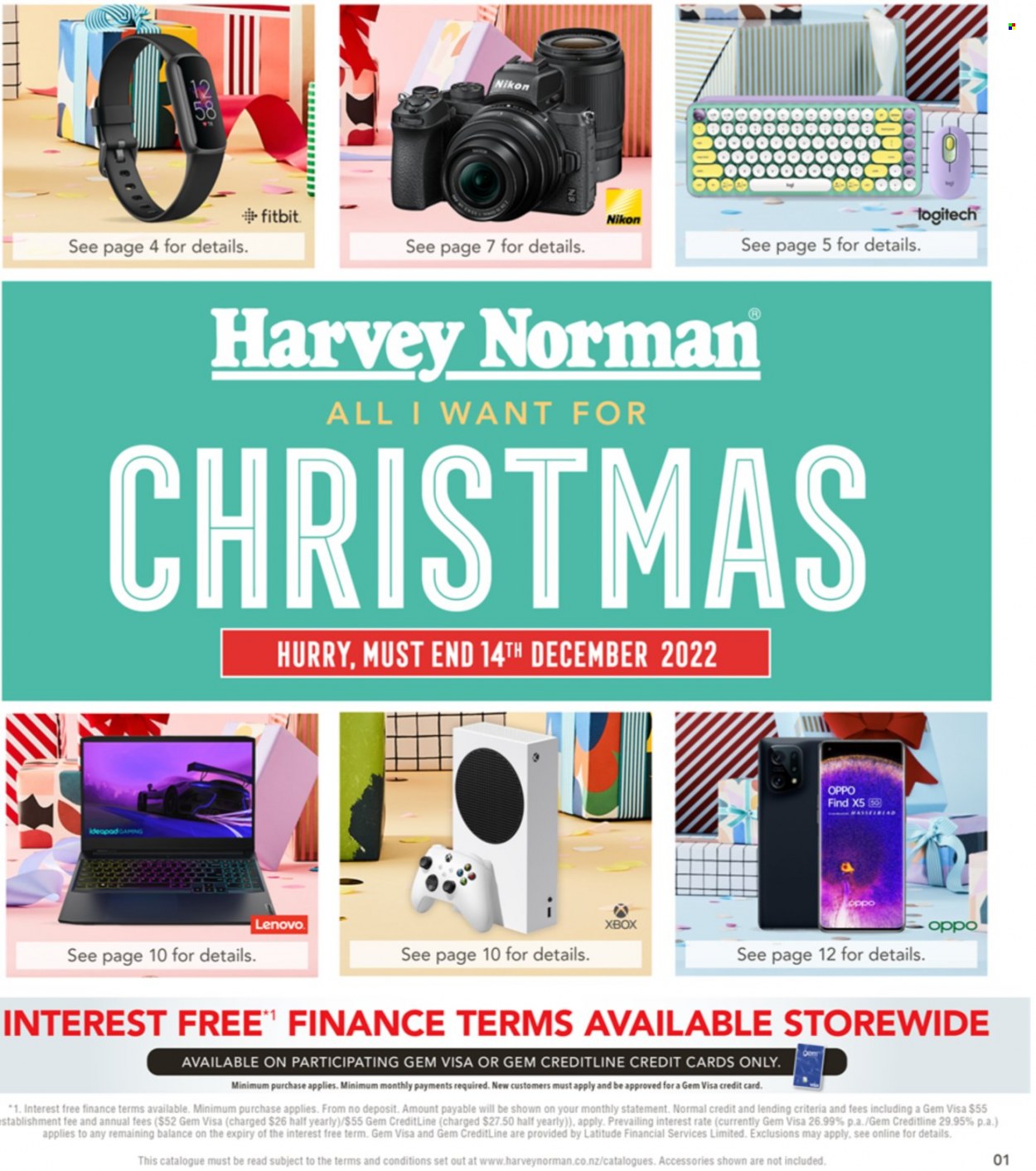 Harvey Norman mailer  - 06.12.2022 - 14.12.2022. Page 1.