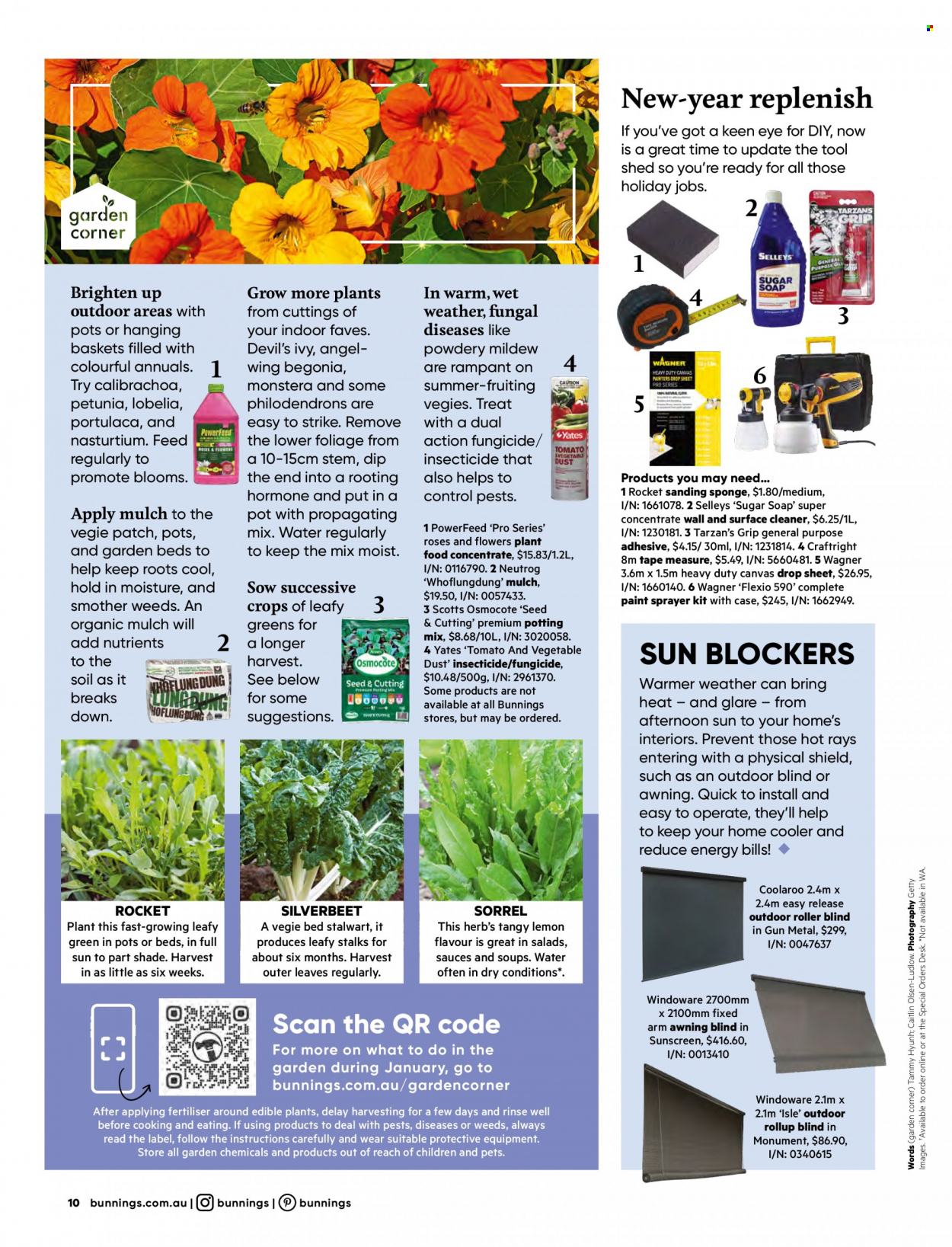 Bunnings Warehouse mailer  - 01.01.2023 - 31.01.2023. Page 10.