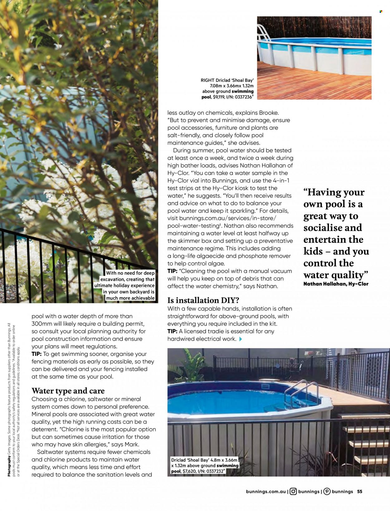 Bunnings Warehouse mailer  - 01.01.2023 - 31.01.2023. Page 55.
