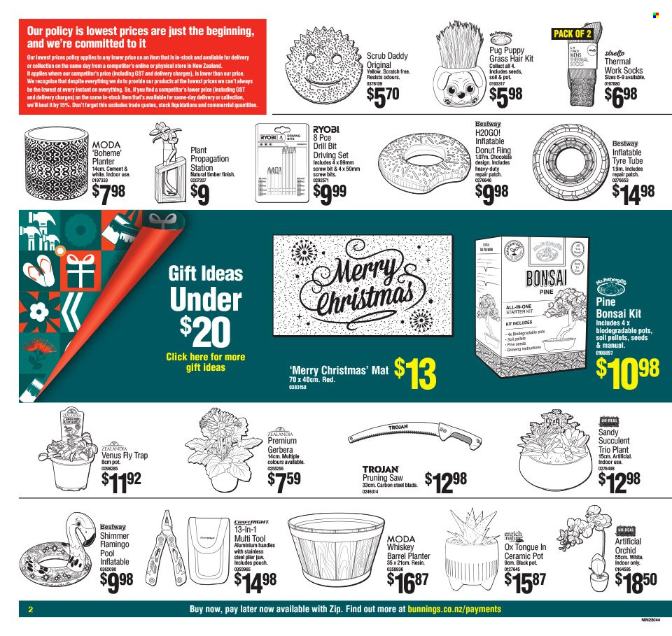 Bunnings Warehouse mailer  - 07.12.2022 - 24.12.2022. Page 2.