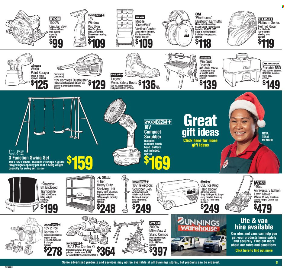 Bunnings Warehouse mailer  - 07.12.2022 - 24.12.2022. Page 5.