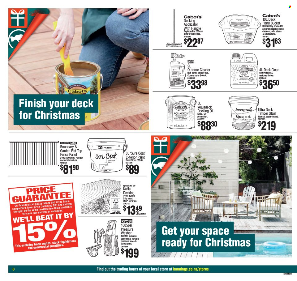 Bunnings Warehouse mailer  - 07.12.2022 - 24.12.2022. Page 6.