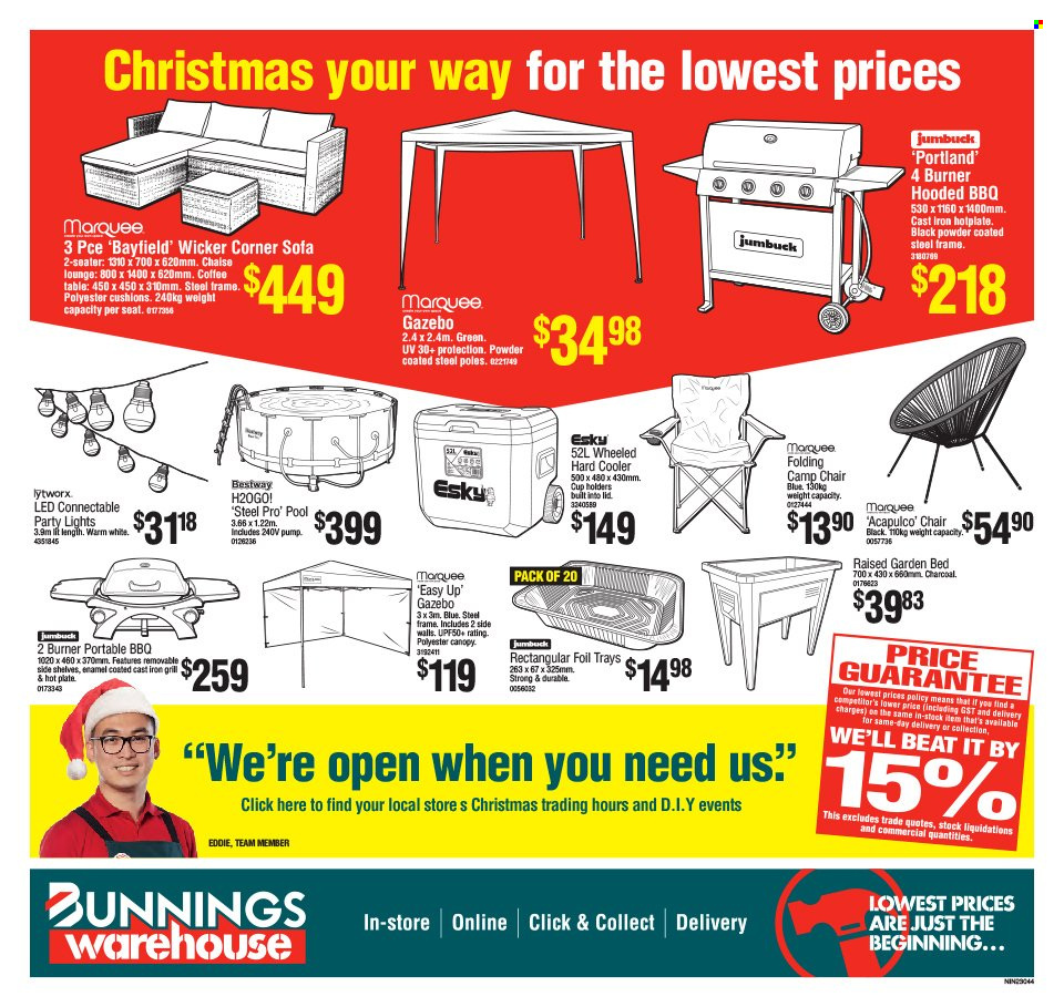 Bunnings Warehouse mailer  - 07.12.2022 - 24.12.2022. Page 8.