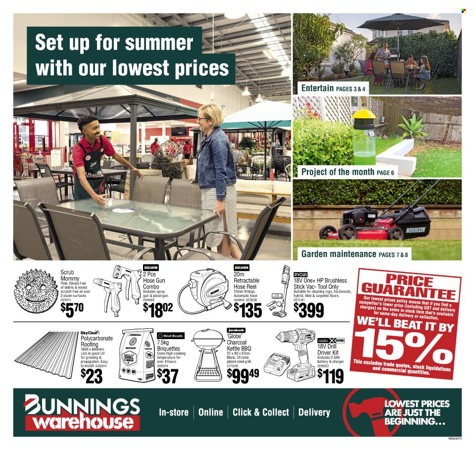 Bunnings Warehouse mailer  - 20.01.2023 - 05.03.2023. Page 1.