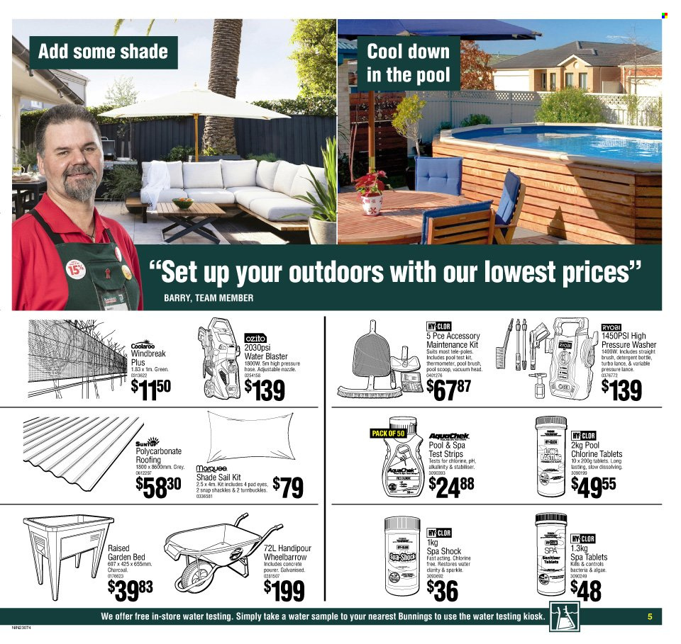 Bunnings Warehouse mailer  - 20.01.2023 - 05.03.2023. Page 5.