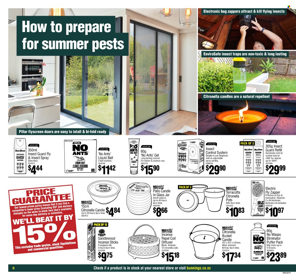 Bunnings Warehouse mailer  - 20.01.2023 - 05.03.2023. Page 6.