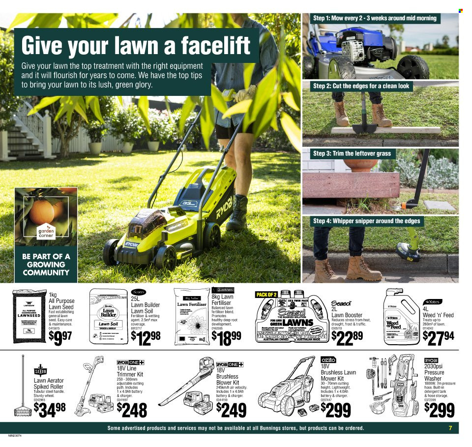 Bunnings Warehouse mailer  - 20.01.2023 - 05.03.2023. Page 7.