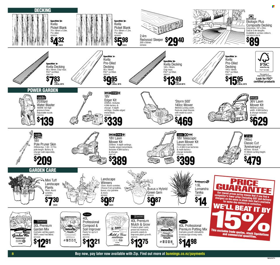 Bunnings Warehouse mailer  - 20.01.2023 - 05.03.2023. Page 8.